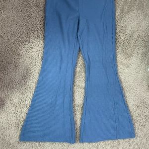 aerie waffle flare pant